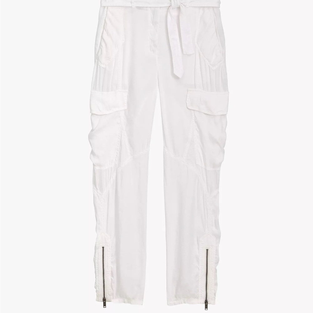 Zara White Cargo Pants